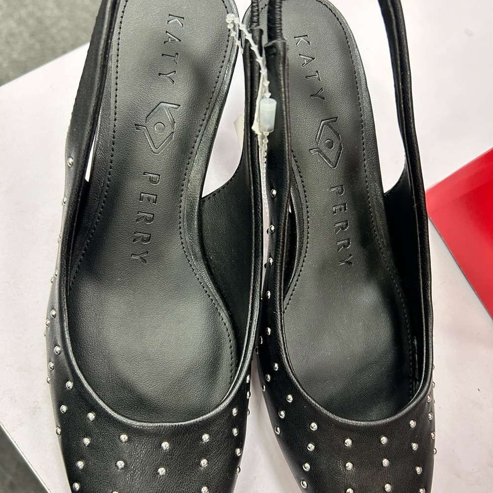 Katy Perry Collections Black Studded Heels